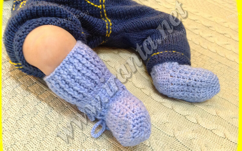 Вязание носочков для новорожденных спицами: схемы и узоры