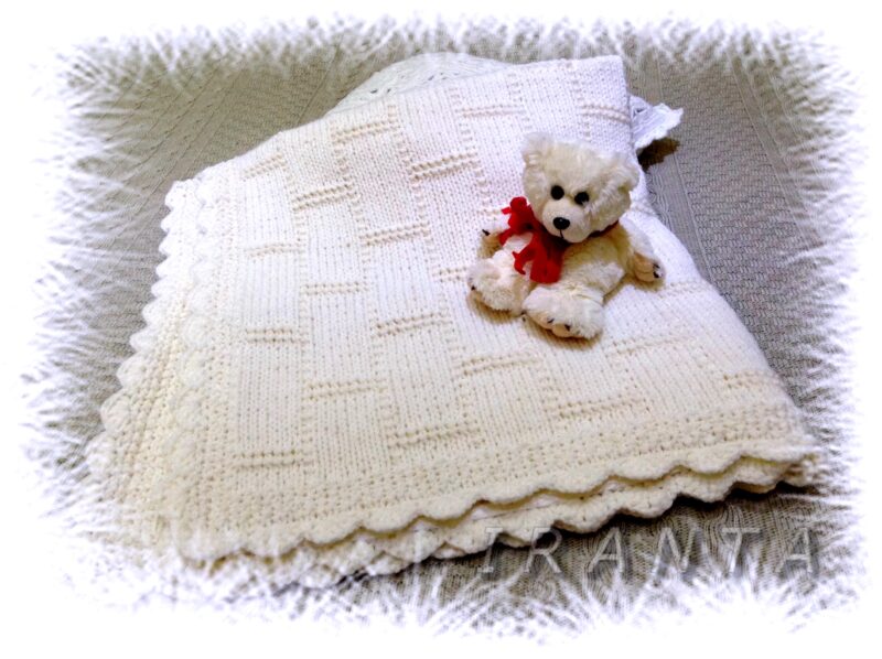 Плед-одеяло для малыша с байковой подкладкой