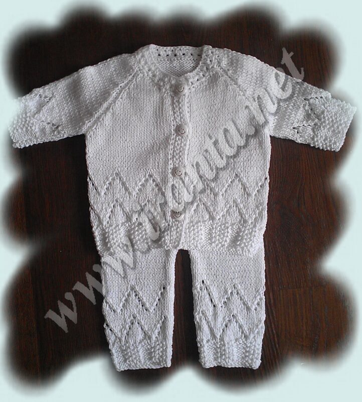 Хлопковый костюм для малыша "Тополиная метель"