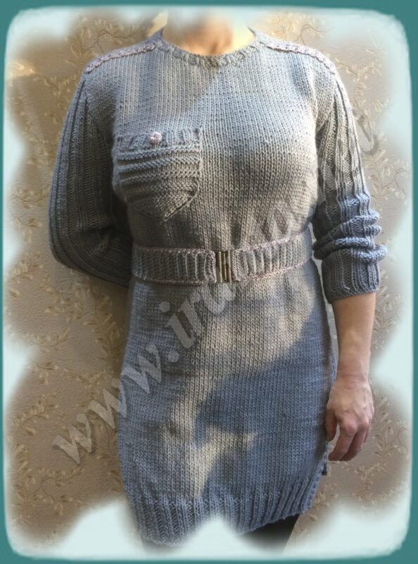 Удлиненный джемпер-короткое платье "Гейнсборо"