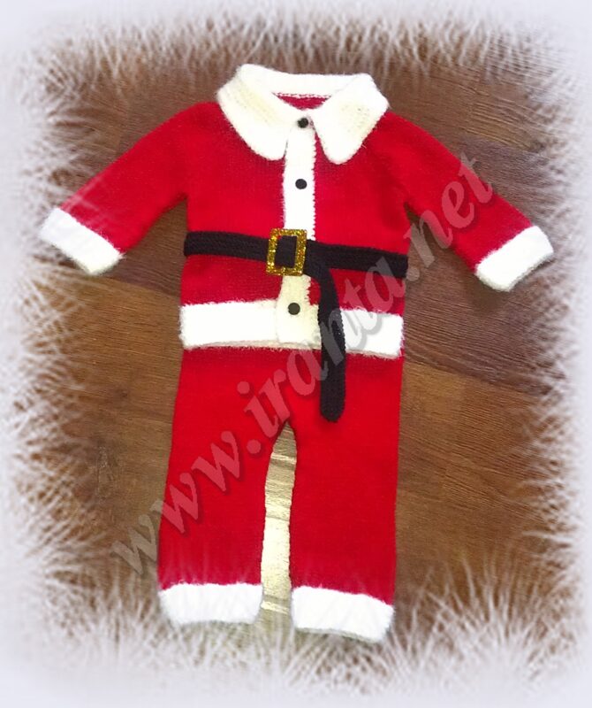 Новогодний костюм для малыша "Мой Санта"